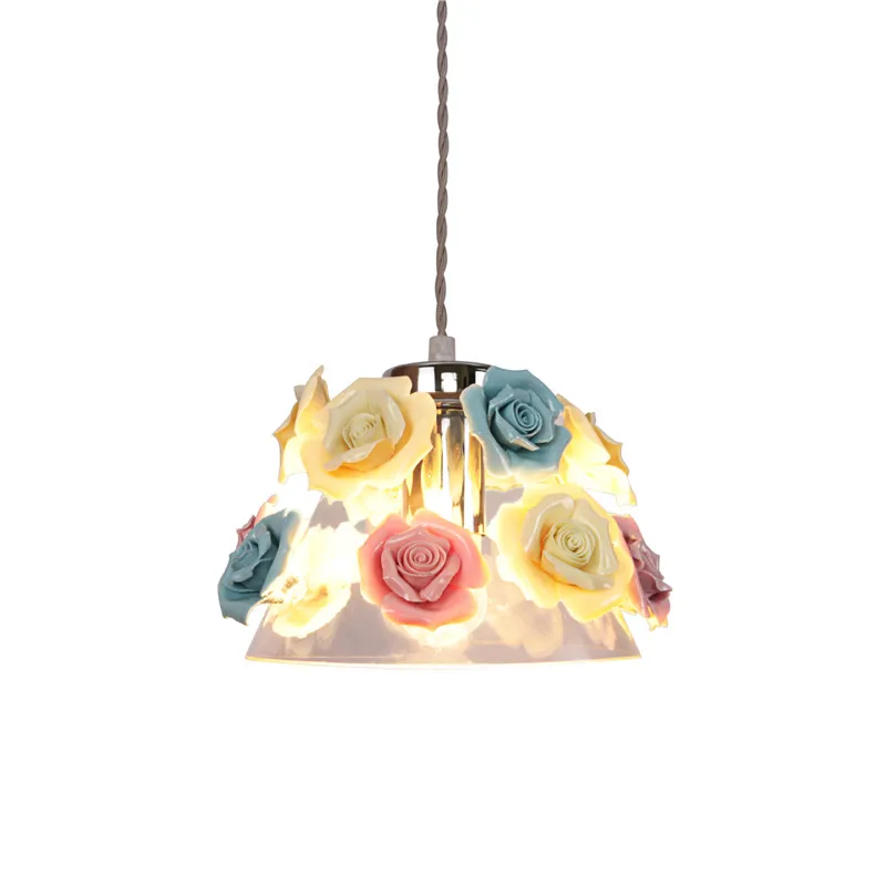 Простая креативная люстра в скандинавском стиле с одной головкой для столовой