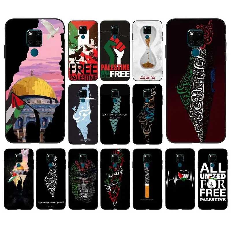 

Yinuoda Palestine Map Arabic Phone Case for huawei mate 10 20 lite pro X Honor play Y6 5 7 9 prime 2018 2019