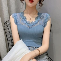 sexy lace camis slim female tank tops summer hollow out streetwear sleeveless crop top solid color basic women camisole y837