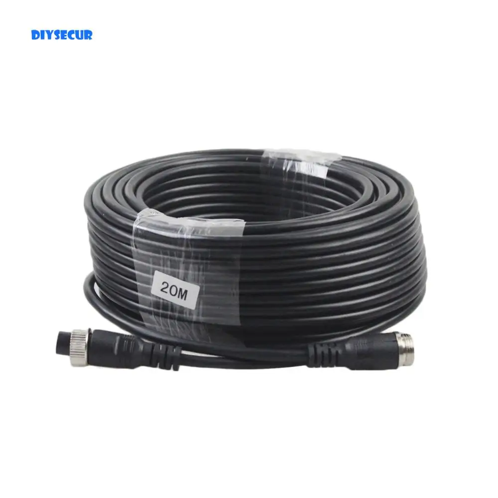 Кабель удлинитель DIYSECUR водонепроницаемый 20 м 4 контакта|cable for|video securityvideo cable |