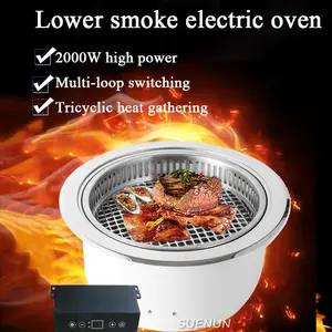 commercial electric grill barbecue korean griddle smoke free electrical grill pit hot pot infrared environmental free global shipping
