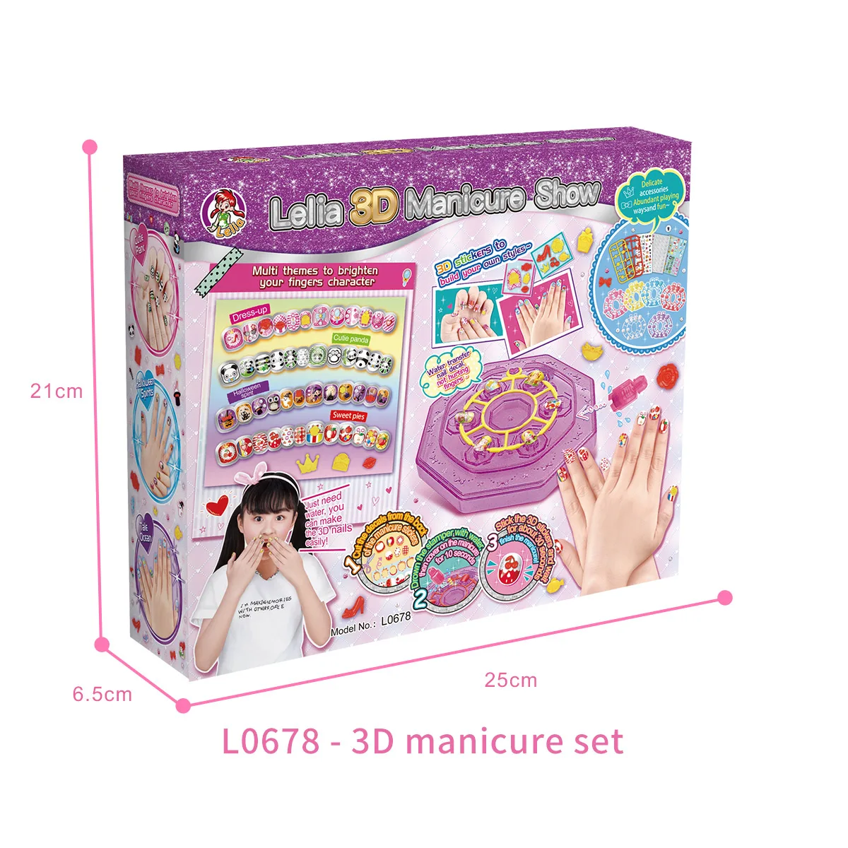 

3D manicure set