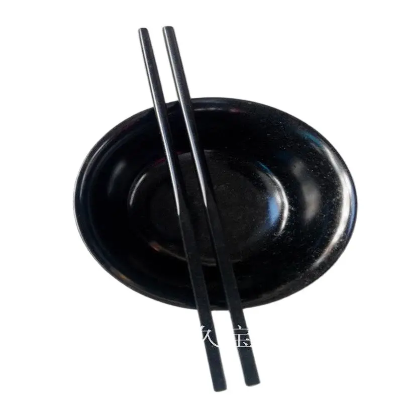 Китайские натуральные черные нефритовые палочки для еды Wanyu Black Beryl