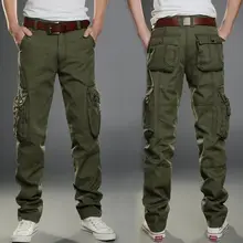 Multi-Pocket Casual Pants Men Military Tactical Joggers Cargo Pants Men's Outdoor Hiking Trekking Sw
