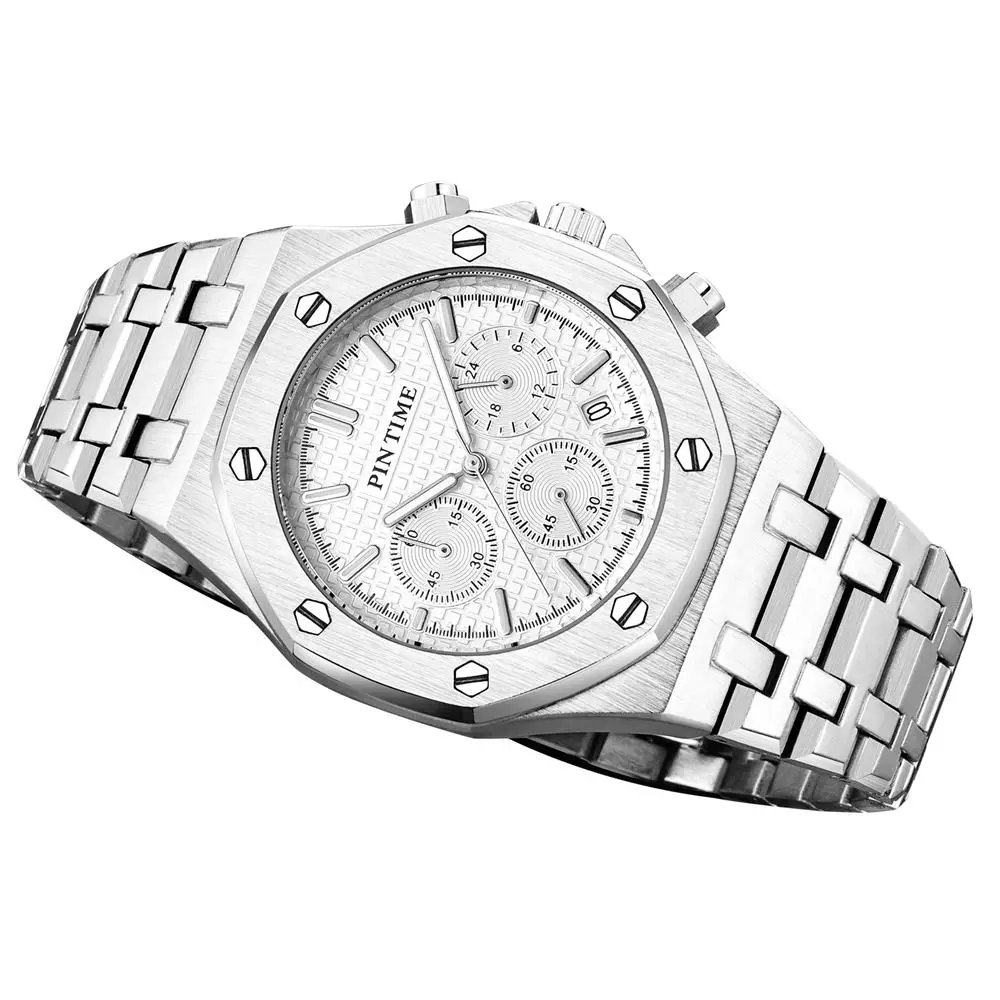 

Full Steel Sport Watch Men Chronograph Military Mens Watches Top Brand Luxury Business Clock Relogio Masculino Reloj Hombre