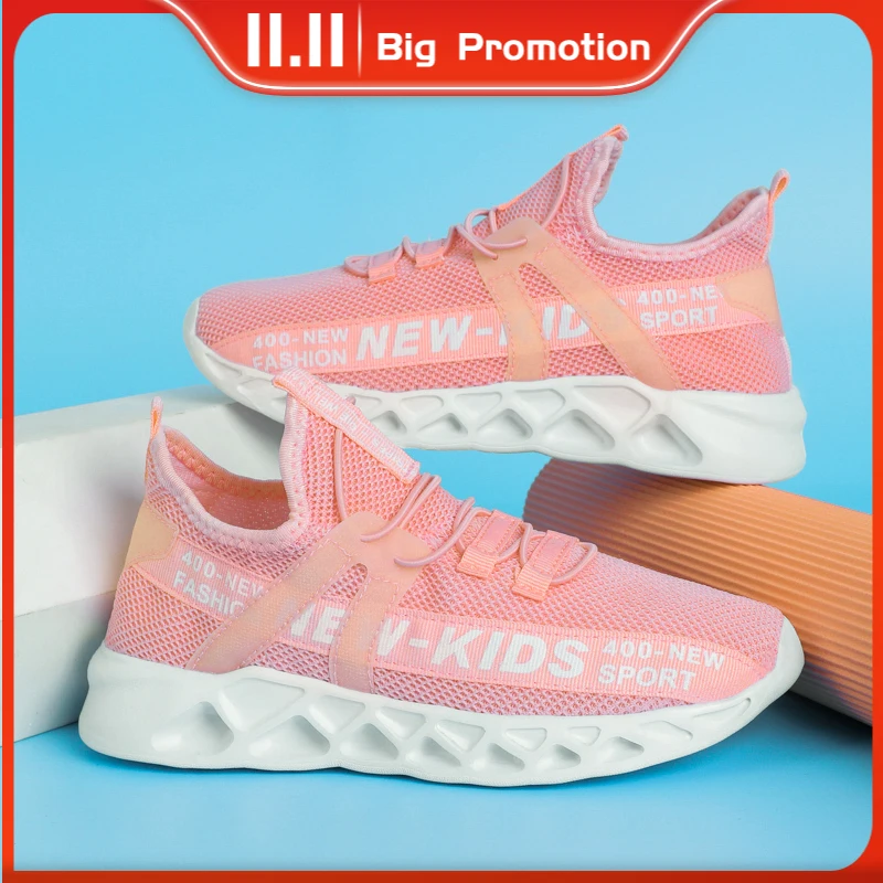 

WOMEN Lightweight Running Shoes Ultra-light Breathable Sneakers Zapatos De Mujer Walking Shoes Children's Sneakers Tenis