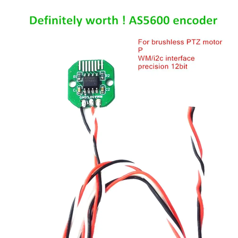 AS5600 абсолютное значение вращающийся кодировщик PWM/I2C порт 12 бит для бесщеточного