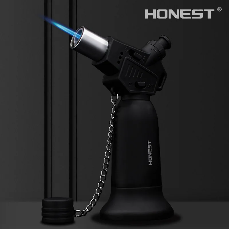 HONEST Double Mode Flame Lighter Windproof Table Torch Fire Lock Refillable Lighters | Дом и сад