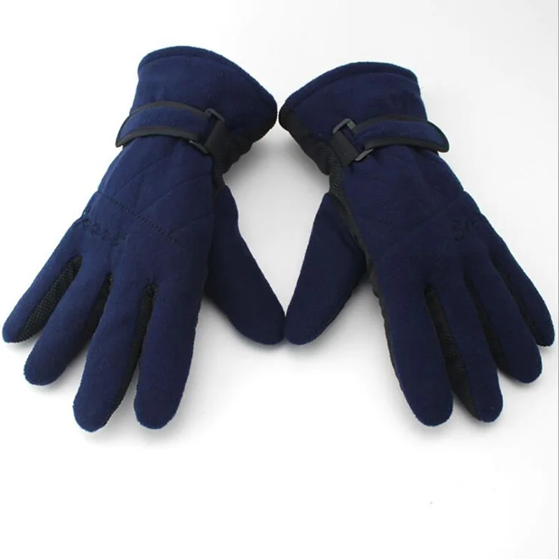 

Moto Gloves Winter Thermal Fleece Lined Winter Water Resistant Non-slip Motorbike Riding Gloves