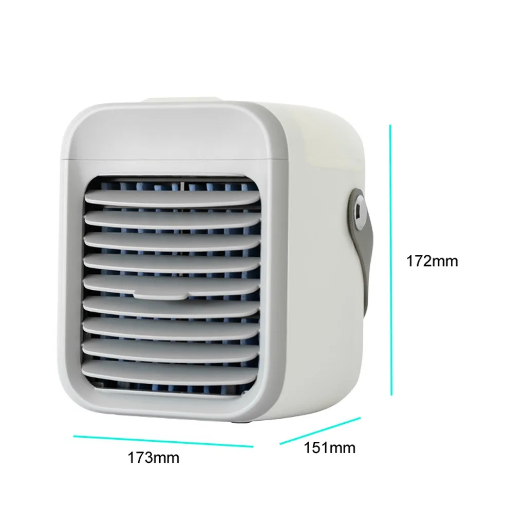 

Mini Air Conditioner Air Cooler Fan 7 Colors Light USB Portable Air Conditioner 3 Gear Personal Space Air Cooling Fan