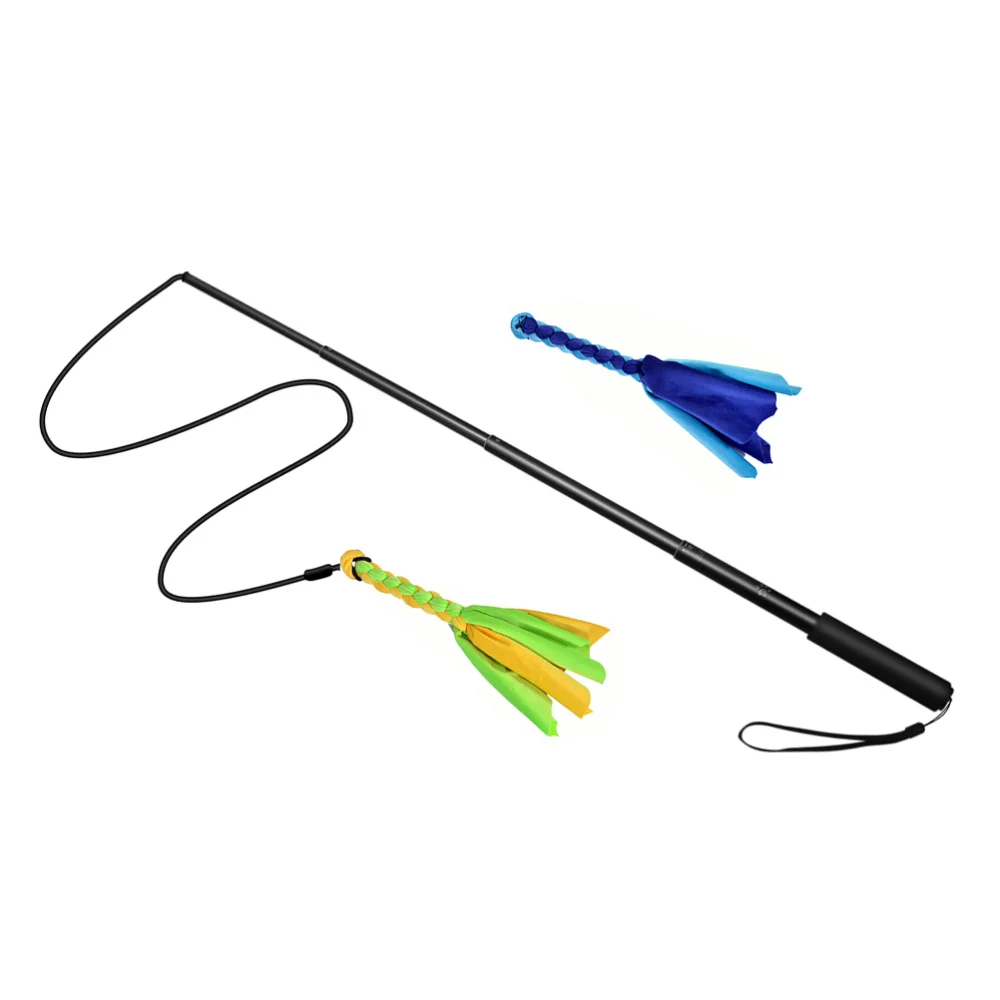 

1Set Retractable Dog Teaser Stick Dog Teaser Pole Training Pole Interactive