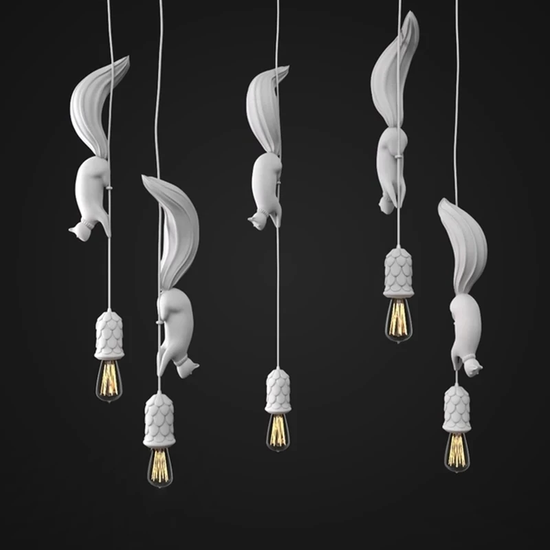 Скандинавские Macarons ресторанные подвесные светильники столовая пост современная