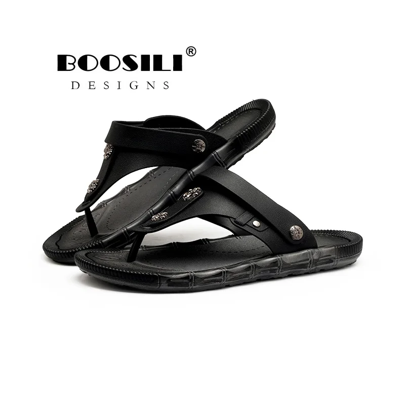 Мужские сандалии на плоской подошве в полоску|Вьетнамки| |