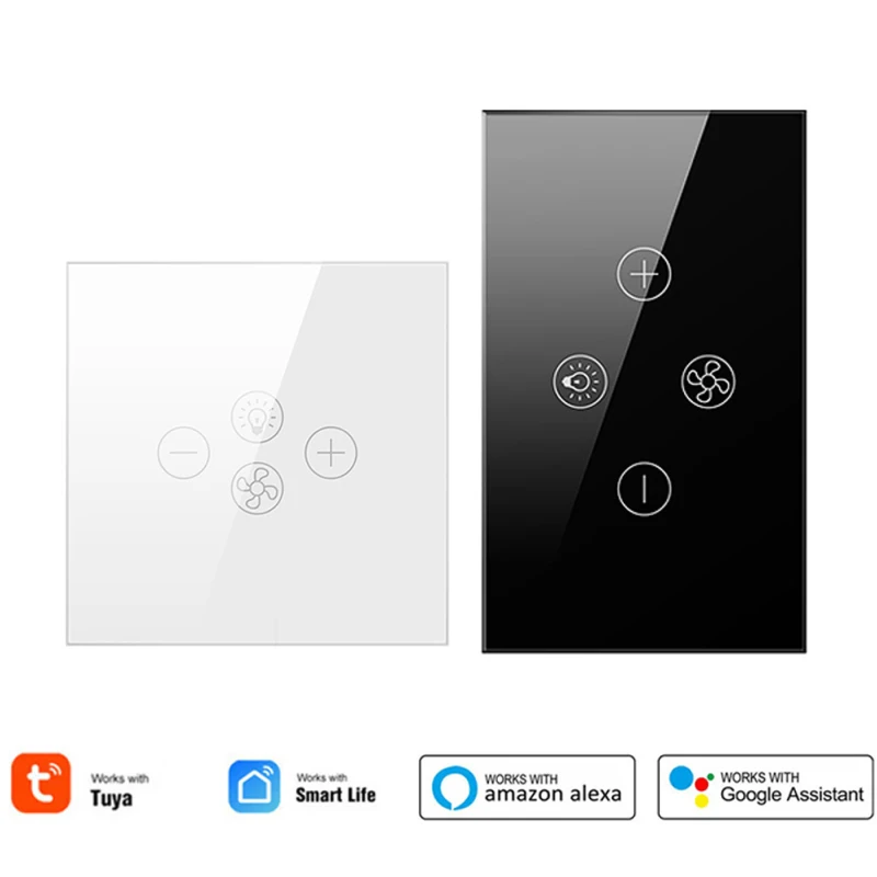 Умный светильник ель света для вентилятора с Wi-Fi выключатель потолочного