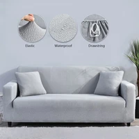 seersucker waterproof elastic couch cover stretch sofa covers for living room 1234 seater slipcovers funda sofa chaise lounge