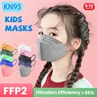 1050100200 шт FFP2 CE KN95 Детские маски для лица fpp2 kn95 ce дышащая защитная маска mascarillas nios одобренная маска ffp2