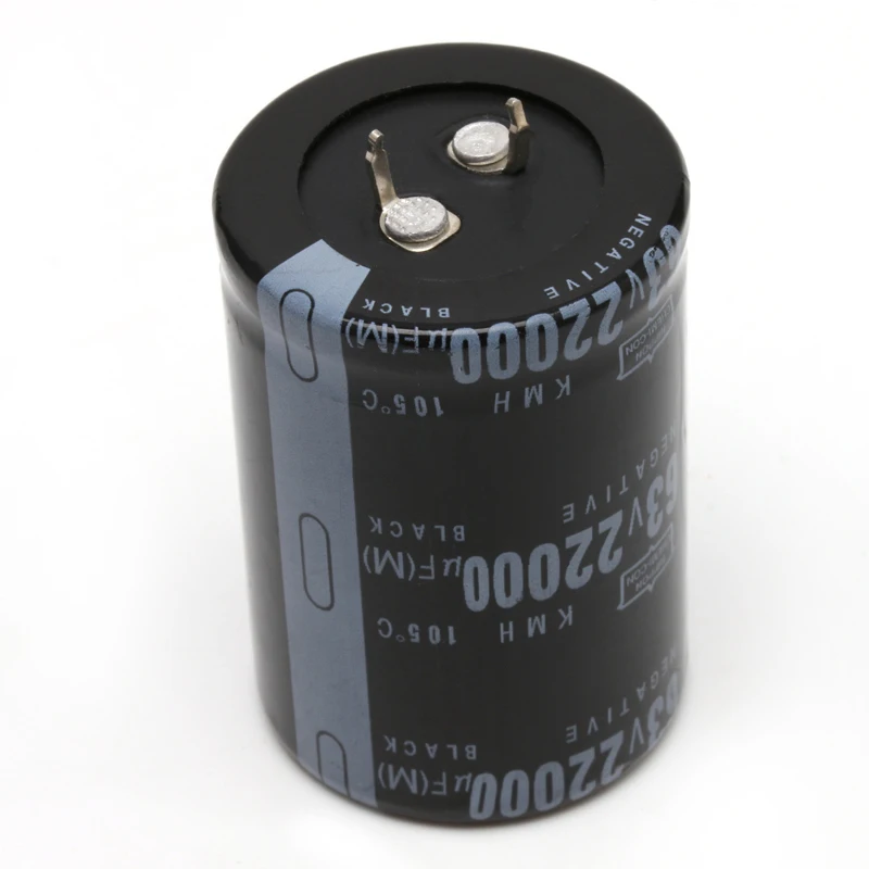 22000UF 63V Aluminum Electrolytic Capacitor 105°C Dimension 35x50mm Cylindrical