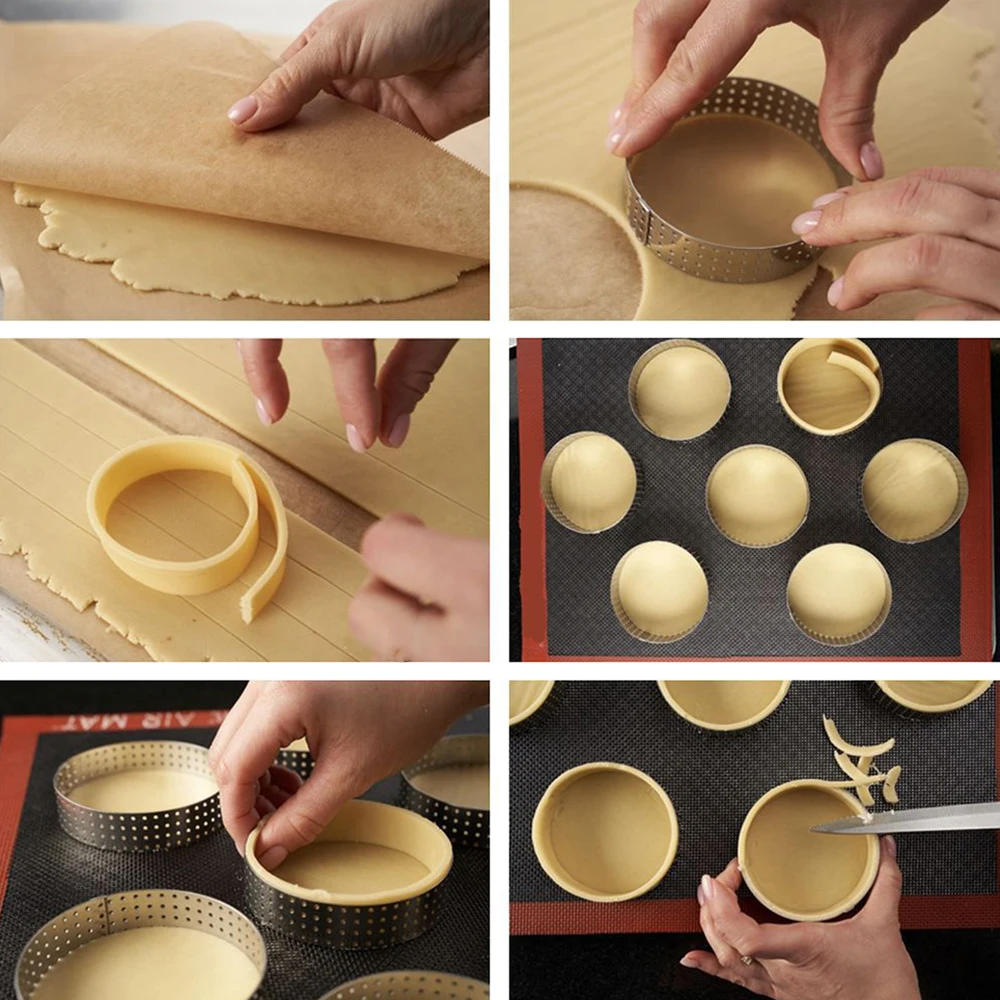 Новый 8 даже круглый мусс форма моделирование крем торт украшение формы круглая