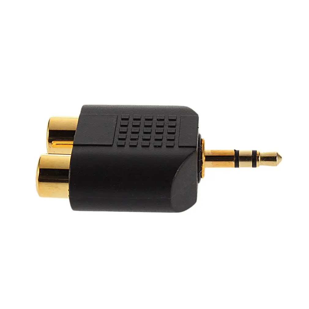 Стерео штекер к 2rca (красный + белый) гнездовой разъем адаптера Комплект 1 Джек RCA