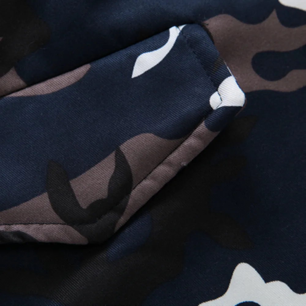

Winter Men Jackets Long Sleeve Camouflage Parka Male Army Thick Warm Coats Men Fashionable Plus Size Outwear Hooded Zipper Parka