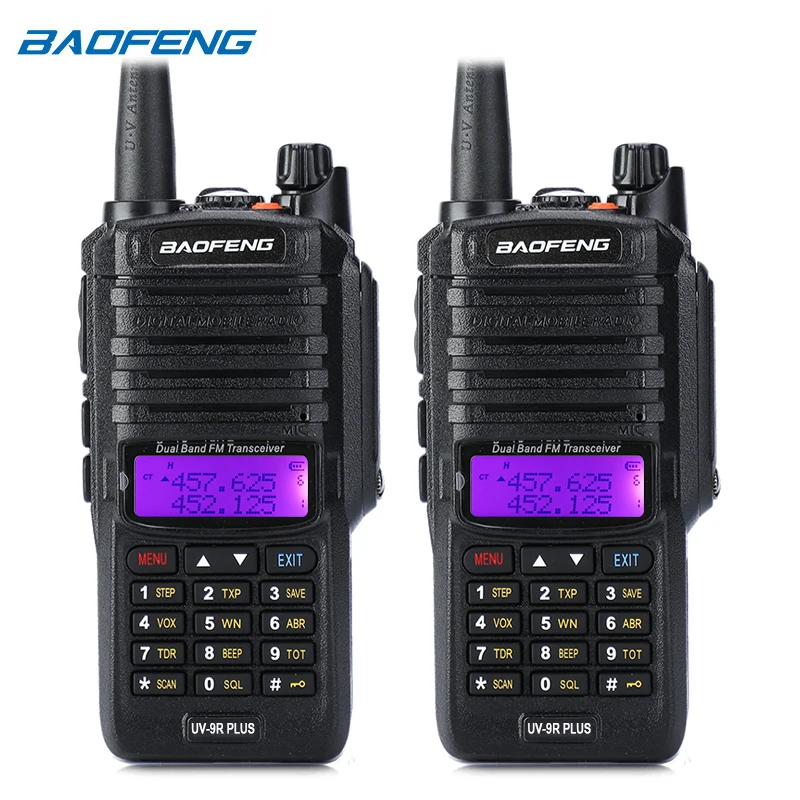 Baofeng uv9r plus рация Водонепроницаемая Радио 2 шт./компл.|Рации| |