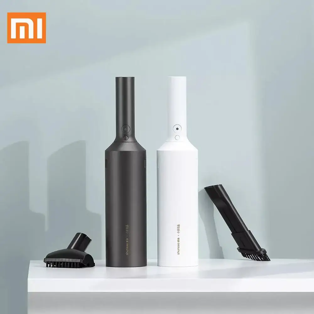 

Портативный Ручной пылесос XIAOMI MIJIA SHUNZAO Z1 и телефон, 15500 па, циклонное всасывание, беспроводной пылеуловитель для дома и автомобиля