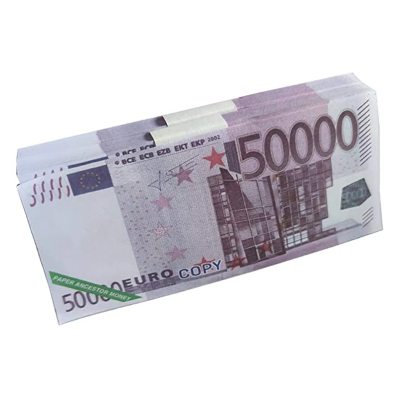 Ncestor Money Joss Paper Hell Bank Notes для похорон фестиваля Цинмин и голодного призраков-Euro | Дом