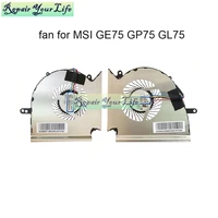laptop processor cooling fans for msi ge75 gp75 gl75 we75 ms 17e7 ms 17e2 paad06015sl cpu cooler radiator gpu graphics card fan