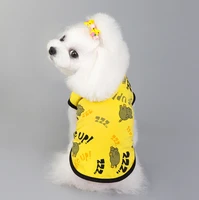 dog clothes for small dogs fashion printing cute t shirt spring summer puppy pet dog cats teddy costume apparel