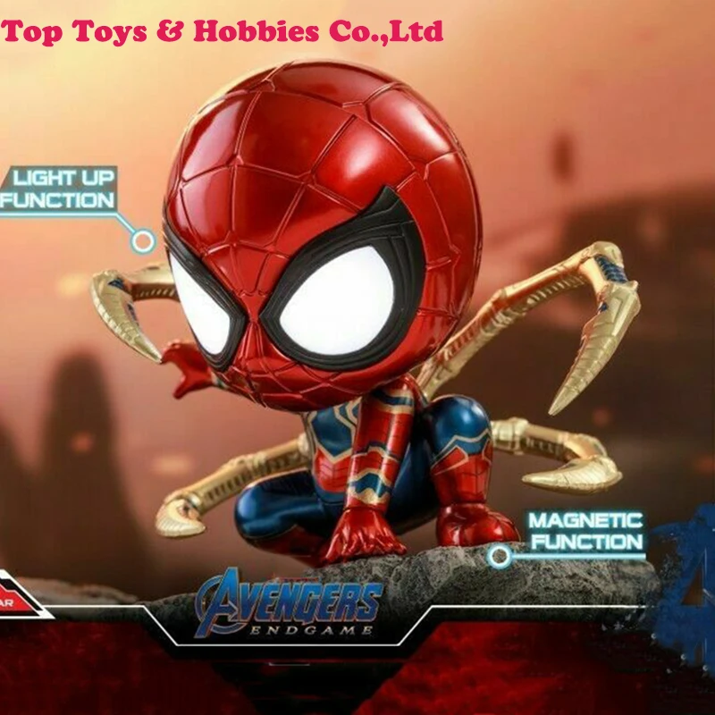 Мини фигурка модель для фанатов коллекция горячие игрушки COSBABY Мстители: Endgame COSB559 Железный Паук ПВХ Фигурки HT модель игрушки