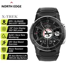 NORTH EDGE X-TREK мужские спортивные Смарт-часы GPS 360*360 точекдюйм Пульс SpO2 VO2max Stress 120 спортивные умные часы для Android IOS