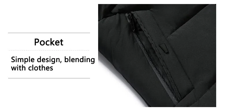 New Men's Winter Down Jacket High Quality Thick Winter Middle-Aged Warm Long Coat Cotton Clothes Men Parkas