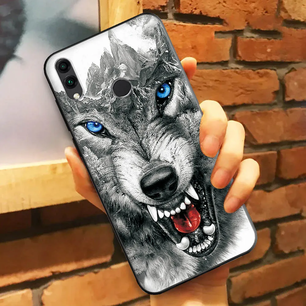 Чехол для Honor 8X Huawei 8 X противоударный защитный чехол телефона милый с кошкой