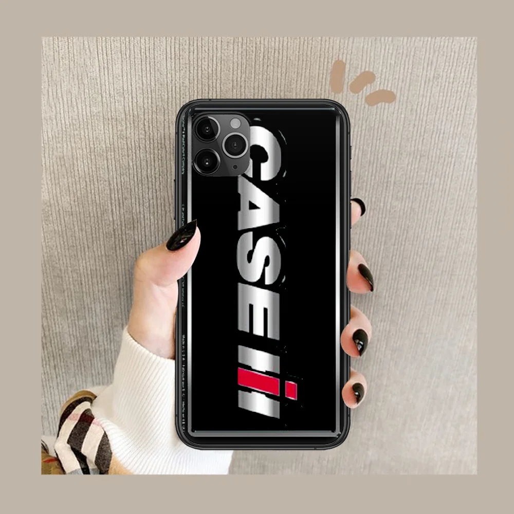 

CASE IH Tractor logo Phone Case Cover Hull For iphone 5 5s se 2 6 6s 7 8 12 mini plus X XS XR 11 PRO MAX black Cover Luxury Back