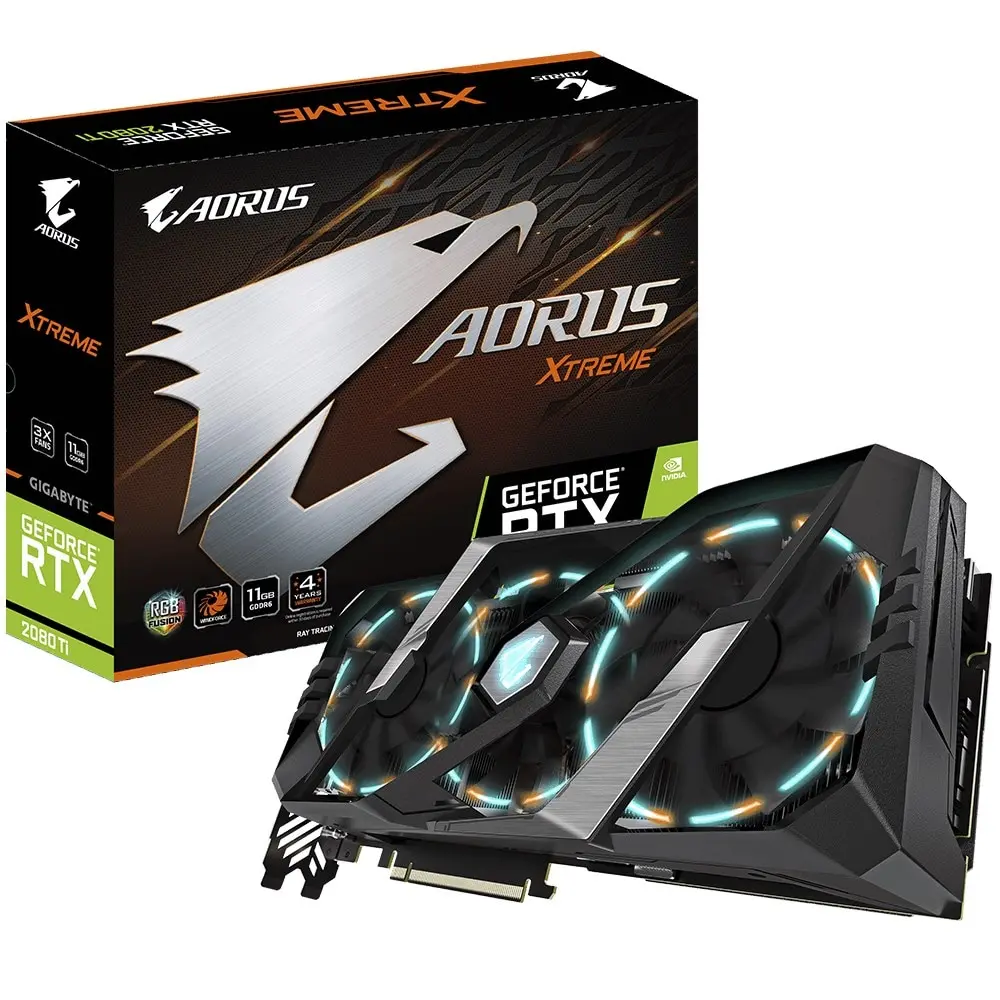Игровой компьютер Gigabyte Aorus Intel Core i9 9900K/32Гб DDR4 3600/RTX™ 2080 Ti 11Гб/SSD 1Тб|Системные блоки|