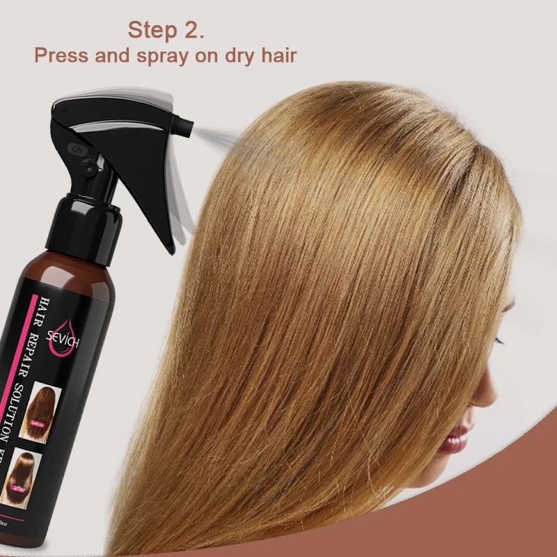 Sevich Hair Repair Solution Keratin Plant Essence Extra Vrigin Olive Oil 5 Seconds Repairs Damage Hair Treatment For Women
