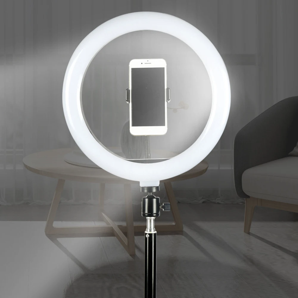 

6/10 Inch Desktop Adjustable LED Ring Light Camera Phone Live Studio Fill Lamp