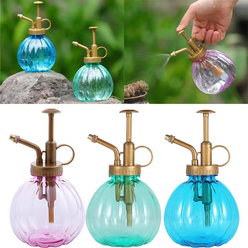 Press Type Retro Watering Pot Home Plant Flower Spray Bottle Garden Supplies Planting Succulents Irrigation Potted Tool | Дом и сад