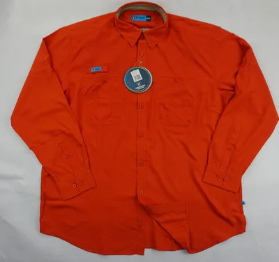 Style 2-Red Новинка, мужские рубашки для рыбалки, для улицы, быстросохнущая, анти-УФ футболка, мужская, для рыбалки, для улицы, рубашка LS, плюс размер, США, L-3XL, акция - Цвет: Style 2-Red