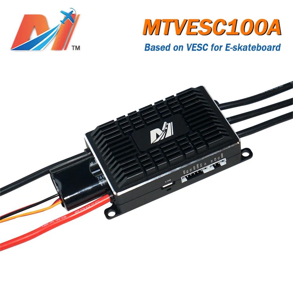 Maytech esc 100a 12s lipo на основе vesc контроллера для электроники diy Электрический Лонгборд