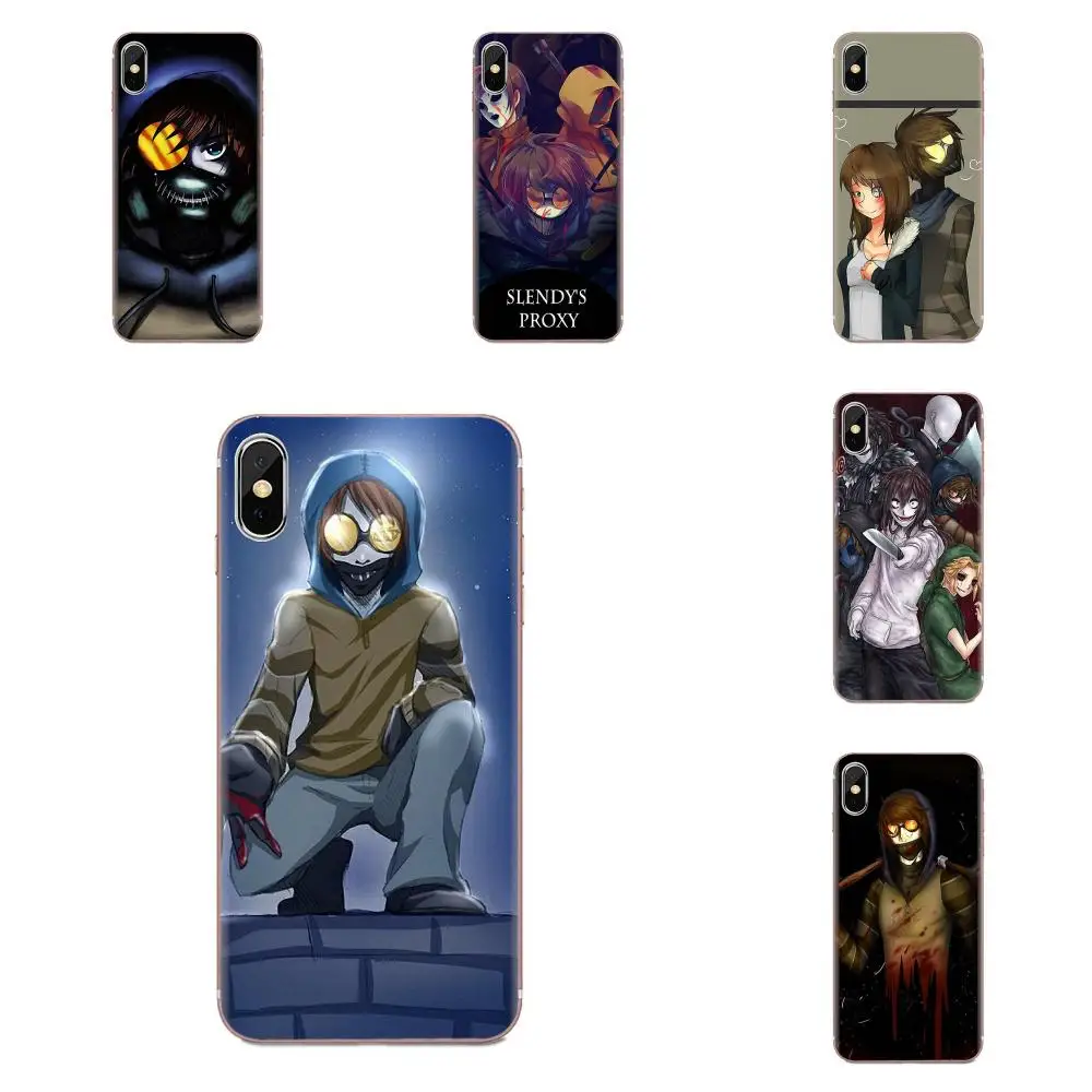 Мягкие аксессуары Чехлы для Apple iPhone 11 Pro X XS Max XR 4 4S 5 5C 5S SE SE2 6 6S 7 8 Plus Creepypasta Ticci Toby