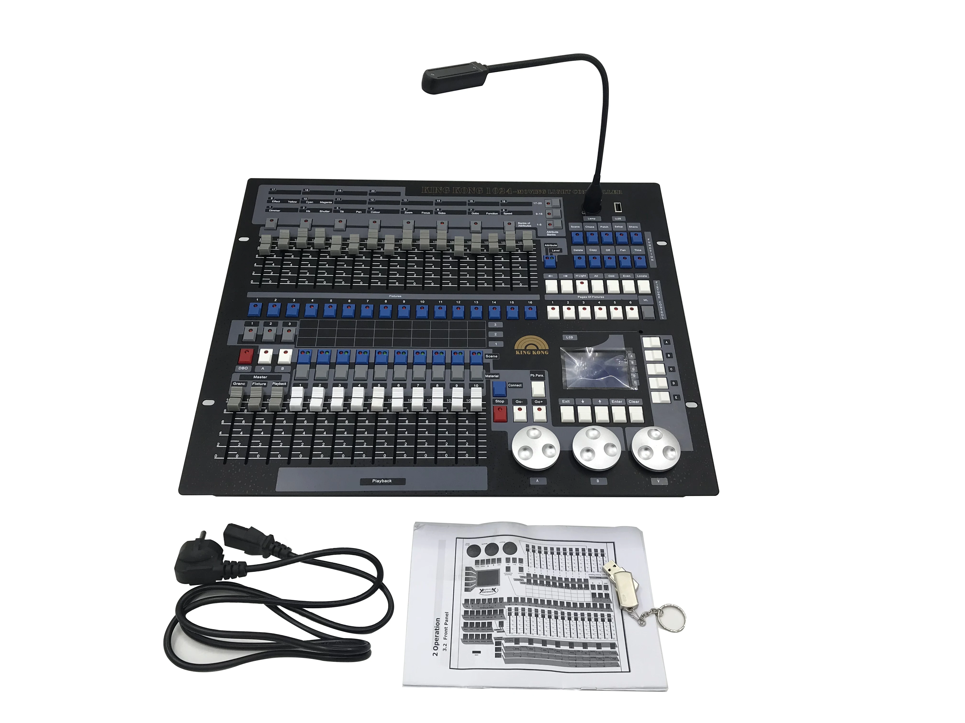 1024 контроллер DMX 512 консоль для движущейся головки светильник s излучающий диоды