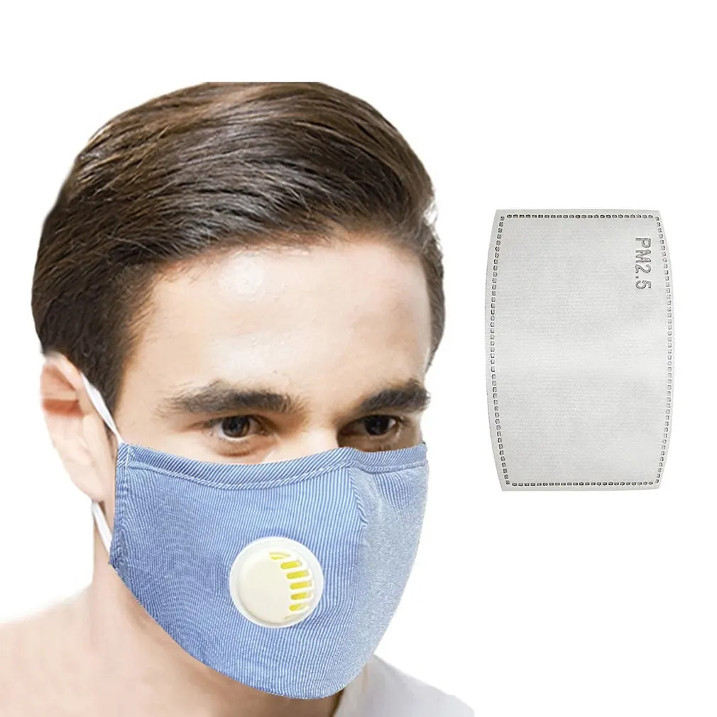 

5 Layers Protective Filter Activated Carbon Mask Filter 3D Fitting Design Breathable Filtration 10 Pcs 2021