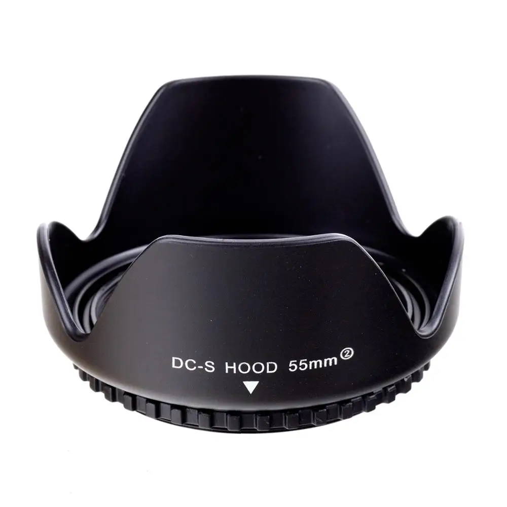 

55mm Flower Screw-Mount Camera Lens Hood for Nikon Canon Sony 55mm Lens Camera