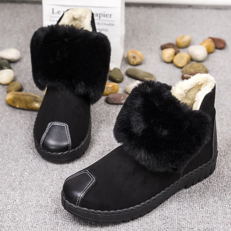 

Women Boots 2021 Fashion Keep Warm Snow Boots For Winter Shoes Women Casual Lightweight Ankle Botas Mujer Warm Winter Boots