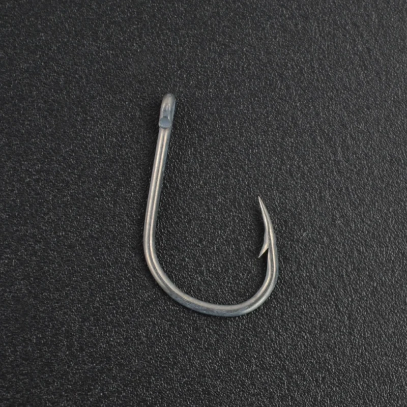 

50 Pcs/lot Sea Offset Hook 2# 4# 6# 8# Stainless Steel Carp Fishing Hook Set Soft Bait Single Barbed Hooks Crank Boxed Tools