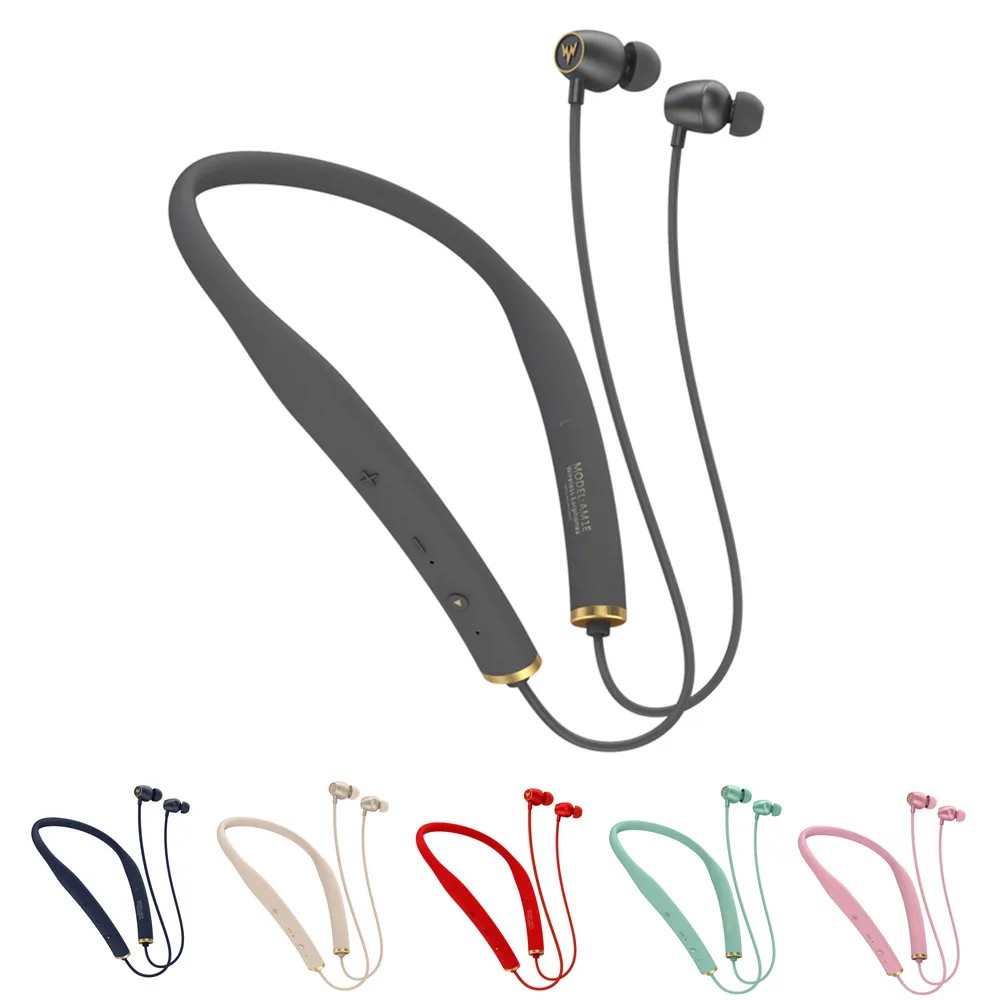 Для Android IOS 15hrs Рабочая Спортивная гарнитура AM1E HiFi беспроводные Bluetooth наушники