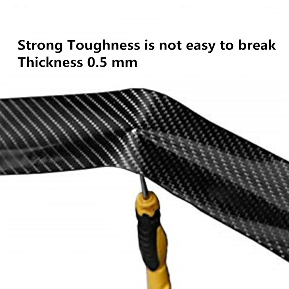 

Carbon Fiber Nano Glue Car Sticker Protector Film Door Edge Protective Car Trunk Door Sill Full Body Sticker Vinyl Accessory