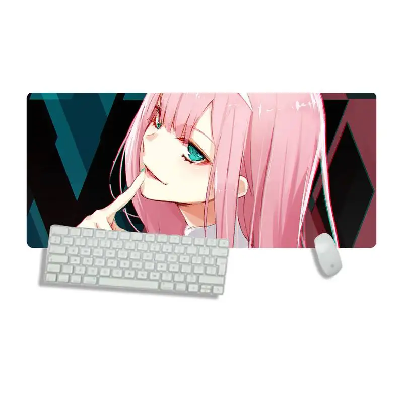 

zero two darling Office Mice Gamer Soft Mouse Pad Desk Table Protect Game Office Work Mouse Mat pad Non-slip Laptop Cushion