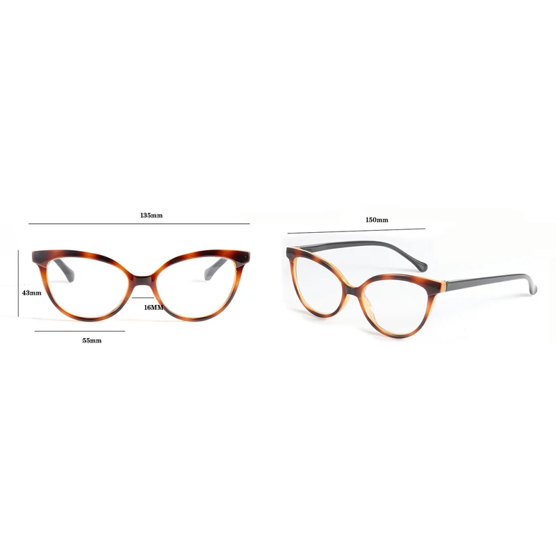 Seemfly очки для чтения кошачий глаз Женский анти синий светильник дальнозоркости + 1